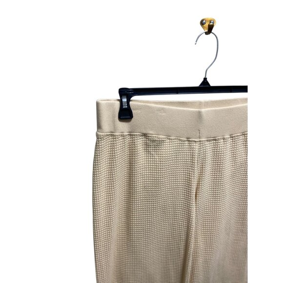 Rhythm Light Layers Waffle Trouser Pants Cream Size 10 - Picture 9 of 14